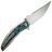 Нож WE Knife Quinseris satin сталь M390 рукоять Beadblast Ti/Arctic Storm FatCarbon (WE23093-4)