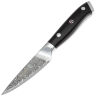Нож кухонный TuoTown D.JS для овощей 90 сталь VG-10/Damascus рукоять Black G10