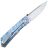 Нож Real Steel Luna Boost satin сталь N690 рукоять Wind Of Change Titanium (7071TC08)