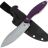 Нож Град Горький Канадец сталь AUS-10Co рукоять Purple Micarta