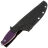 Нож Град Горький Канадец сталь AUS-10Co рукоять Purple Micarta