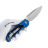 Нож Microtech LUDT Gen III S/E stonewash сталь M390MK рукоять Blue Aluminum (1135-10BL)