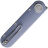 Нож Vosteed Corgi-V 295 satin сталь N690 рукоять Blue G10