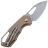 Нож MKM Isonzo Clip Point сталь M390 рукоять Bronze Titanium (FX03M-3TBR)