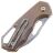Нож MKM Isonzo Clip Point сталь M390 рукоять Bronze Titanium (FX03M-3TBR)
