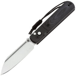 Нож Artisan Cutlery Holm Stonewash сталь AR-RPM9 рукоять Black Steel/Black G10