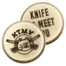 Бусина темлячная Knife to meet you RND