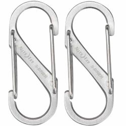 Карабин Nite Ize S-Biner Dual Carabiner #1 Stainless 2 pack (SB1-2PK-11)