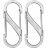 Карабин Nite Ize S-Biner Dual Carabiner #1 Stainless 2 pack (SB1-2PK-11)