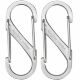 Карабин Nite Ize S-Biner Dual Carabiner #1 Stainless 2 pack (SB1-2PK-11)  (SB1-2PK-11)
