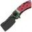 Нож Kansept Mini Korvid blackwash сталь 154CM рукоять Watermelon G10