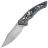 Нож WE Knife Orpheus satin сталь 20CV рукоять Gray Ti/Nebula FatCarbon (WE23009-4)