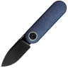 Нож Vosteed Corgi-V blackwash сталь 14C28N рукоять Dark Slate Blue Aluminum