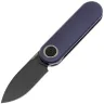 Нож Vosteed Corgi-V blackwash сталь 14C28N рукоять Dark Slate Blue Aluminum