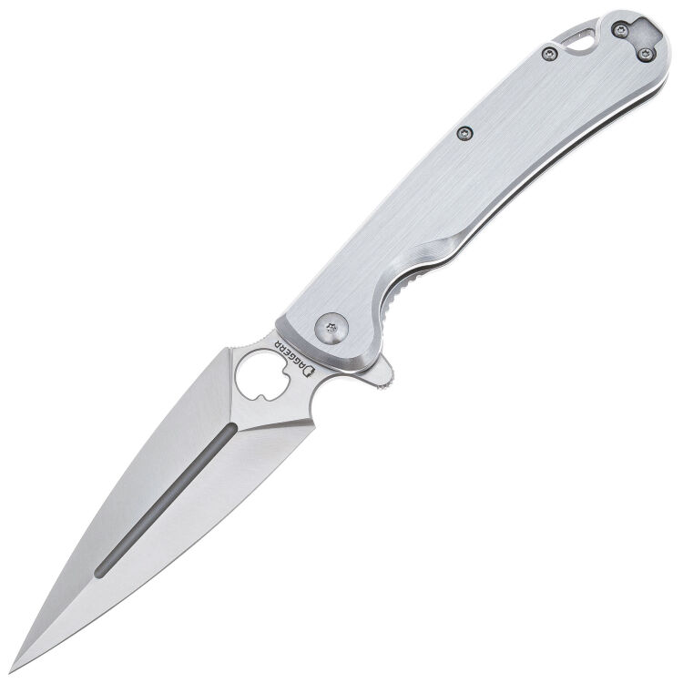 Нож Daggerr Arrow frame lock satin сталь D2 рукоять Stainless steel