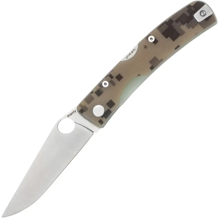 Нож Manly Peak сталь 154CM рукоять Camo G10