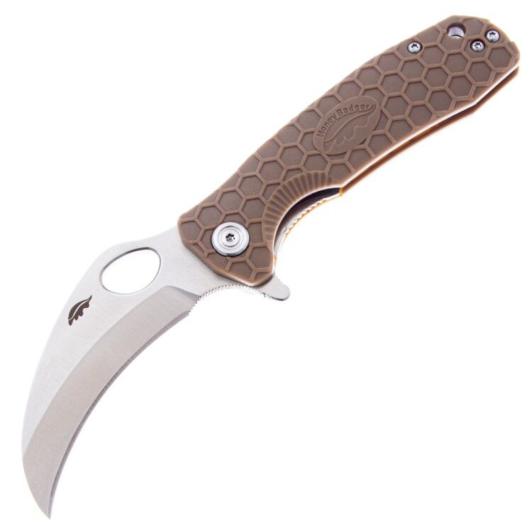 Нож Honey Badger Claw M сталь 8Cr13MoV рукоять Tan FRN