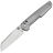 Нож Vosteed Dachshund satin сталь M390 рукоять Gray Ti