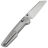 Нож Vosteed Dachshund satin сталь M390 рукоять Gray Ti
