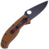 Нож Spyderco Tenacious Black сталь 8Cr13MoV рукоять Brown G10 (C122GPBBN)