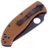 Нож Spyderco Tenacious Black сталь 8Cr13MoV рукоять Brown G10 (C122GPBBN)