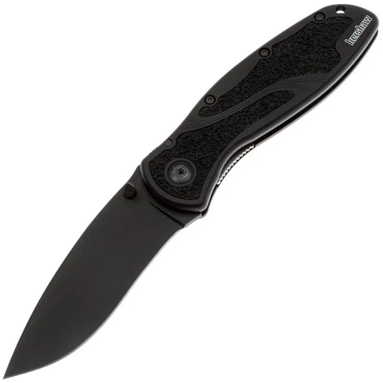 [Уценка] Нож Kershaw Blur Cerakote сталь 14C28N рукоять Black Alu/Trac-Tec (1670BLK)