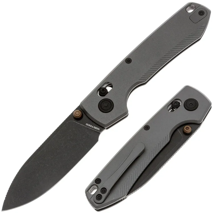 Нож Vosteed Raccoon TiSlim blackwash сталь 154CM рукоять Dim Gray Titanium