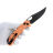 Нож SRM Retreiver blackwash сталь 8Cr13MoV рукоять Orange FRN (9201-PJ)