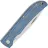 Нож Bear & Son Slip Joint сталь D2 рукоять Blue Jean Micarta (457MB)