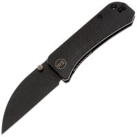 Нож WE Knife Banter Wharncliffe blackwash сталь S35VN рукоять Black Burlap Micarta (WE19068J-1)