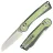 Нож Rapax Wisp satin сталь VG-10 рукоять Green Carbon Fiber