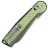 Нож Rapax Wisp satin сталь VG-10 рукоять Green Carbon Fiber