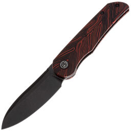 Нож Petrified Fish El Camino blackwash сталь N690 рукоять Red G-mascus