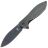 Нож Kizer Infinity Black сталь N690 рукоять Black Micarta
