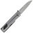 Нож Mr.Blade Style stonewashed сталь N690 рукоять Grey Titanium/Carbon Fiber