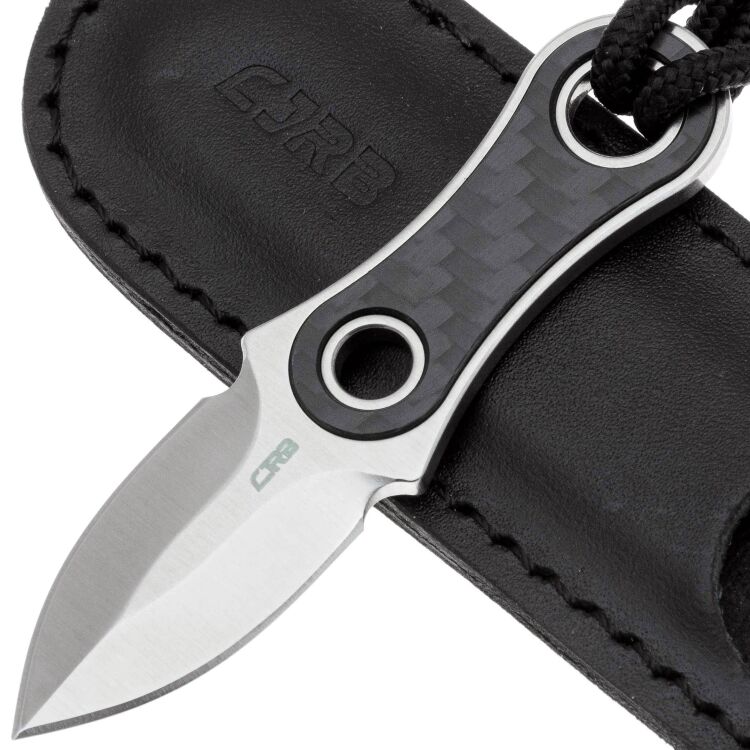 Нож CJRB Knap sandpolish сталь AR-RPM9 рукоять Carbon Fiber (J1940-CF)