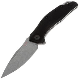 Нож ZT 0357 stonewash сталь CPM-20CV рукоять G10