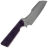 Нож Волчий Век Карачун сталь 95X18 WA рукоять Purple G10