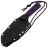 Нож Волчий Век Карачун сталь 95X18 WA рукоять Purple G10