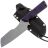 Нож Волчий Век Карачун сталь 95X18 WA рукоять Purple G10