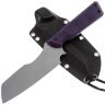 Нож Волчий Век Карачун сталь 95X18 WA рукоять Purple G10