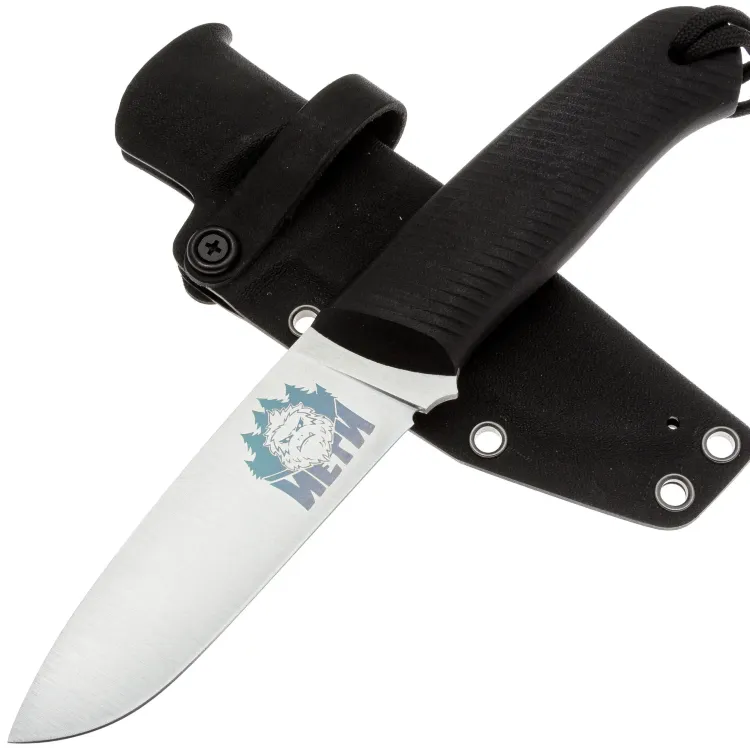 Нож 7 Ножей Йети Гибрид конвекс сталь N690 рукоять Black G10