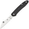 Нож Spyderco Roadie XL cталь M398 рукоять Black FRN (C267BKP)