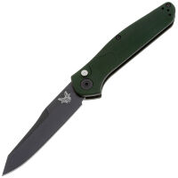 Нож Benchmade Osborne Auto Black сталь S30V рукоять Green Aluminium (9400BK)