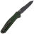Нож Benchmade Osborne Auto Black сталь S30V рукоять Green Aluminium (9400BK)