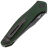 Нож Benchmade Osborne Auto Black сталь S30V рукоять Green Aluminium (9400BK)