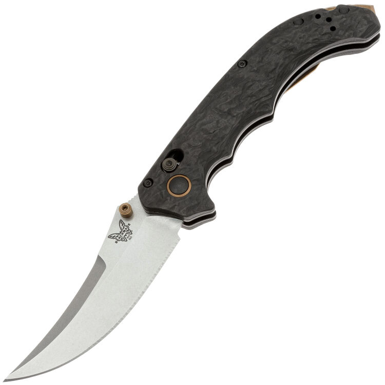 Нож Benchmade Mini Bedlam сталь S90V рукоять Carbon Fiber (865-02)