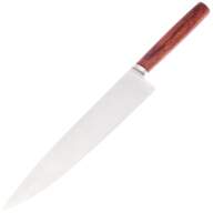 Нож Шеф 220 мм сталь 75Х14МФ рукоять бубинга (Сафаров Д.)