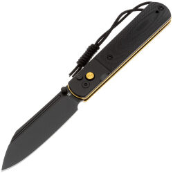 Нож Artisan Cutlery Holm PVD сталь AR-RPM9 рукоять Black Steel/Black G10