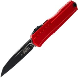Нож Microtech Cypher II S/E Black сталь M390MK рукоять Red Aluminium (1241-1RD)